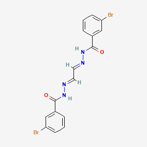 N',N''-1,2-ethanediylidenebis(3-bromobenzohydrazide)