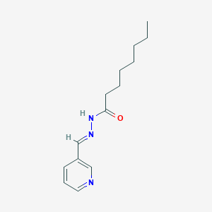 molecular formula C14H21N3O B3841978 N'-(3-pyridinylmethylene)octanohydrazide 