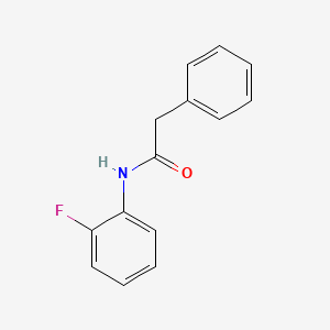 molecular formula C14H12FNO B3842209 N-(2-fluorophenyl)-2-phenylacetamide CAS No. 5215-26-9