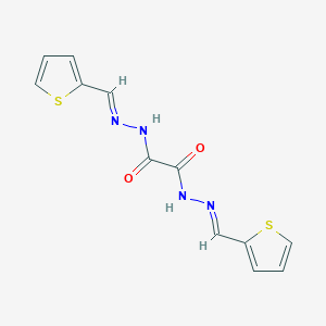 N'~1~,N'~2~-bis(2-thienylmethylene)ethanedihydrazide
