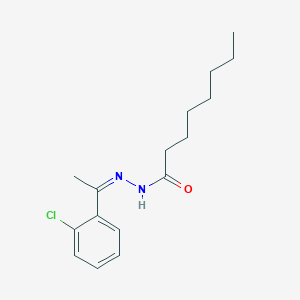 N'-[1-(2-chlorophenyl)ethylidene]octanohydrazide