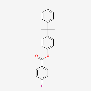 4-(1-methyl-1-phenylethyl)phenyl 4-fluorobenzoate