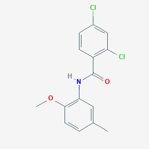 molecular formula C15H13Cl2NO2 B3842458 2,4-dichloro-N-(2-methoxy-5-methylphenyl)benzamide CAS No. 199726-59-5