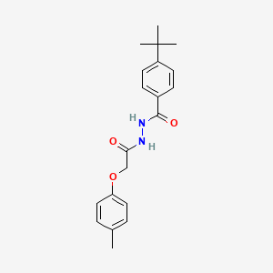 4-tert-butyl-N'-[(4-methylphenoxy)acetyl]benzohydrazide