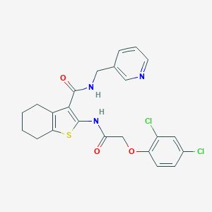 2-{[(2,4-dichlorophenoxy)acetyl]amino}-N-(3-pyridinylmethyl)-4,5,6,7-tetrahydro-1-benzothiophene-3-carboxamide