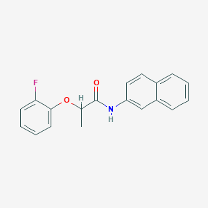molecular formula C19H16FNO2 B384249 2-(2-fluorophenoxy)-N-(2-naphthyl)propanamide 