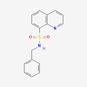 molecular formula C16H14N2O2S B3842516 N-benzyl-8-quinolinesulfonamide 