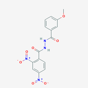 N'-(3-methoxybenzoyl)-2,4-dinitrobenzohydrazide
