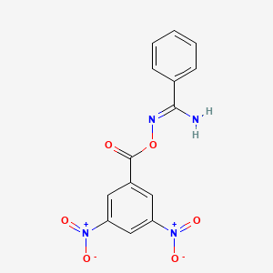 N'-[(3,5-dinitrobenzoyl)oxy]benzenecarboximidamide