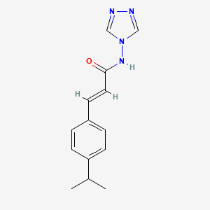 3-(4-isopropylphenyl)-N-4H-1,2,4-triazol-4-ylacrylamide
