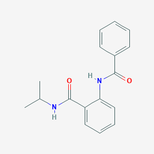 molecular formula C17H18N2O2 B3842589 2-(benzoylamino)-N-isopropylbenzamide 