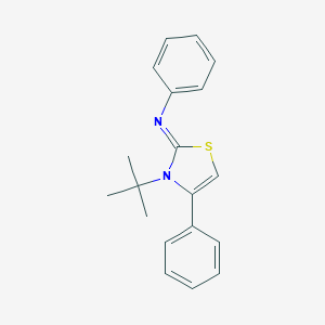 N-(3-tert-butyl-4-phenyl-1,3-thiazol-2(3H)-ylidene)-N-phenylamine