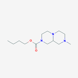 molecular formula C13H25N3O2 B3842624 butyl 8-methyloctahydro-2H-pyrazino[1,2-a]pyrazine-2-carboxylate 