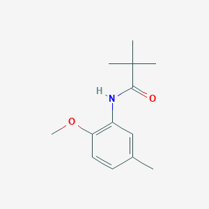 N-(2-methoxy-5-methylphenyl)-2,2-dimethylpropanamide