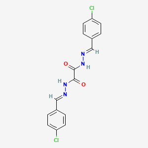 N'~1~,N'~2~-bis(4-chlorobenzylidene)ethanedihydrazide