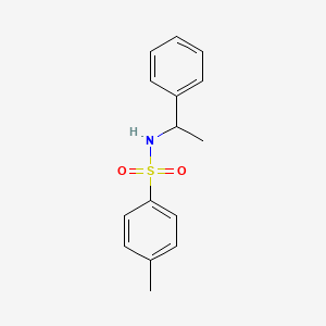 molecular formula C15H17NO2S B3842879 4-methyl-N-(1-phenylethyl)benzenesulfonamide 