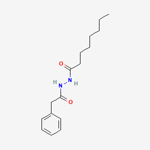 molecular formula C16H24N2O2 B3842960 N'-(2-phenylacetyl)octanohydrazide 