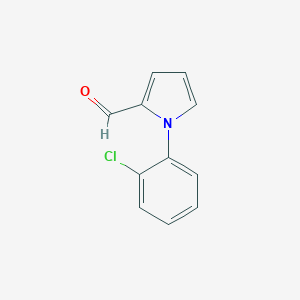 molecular formula C11H8ClNO B038437 1-(2-Chloro-phenyl)-1H-pyrrole-2-carbaldehyde CAS No. 124695-22-3