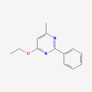 molecular formula C13H14N2O B3843797 4-ethoxy-6-methyl-2-phenylpyrimidine 