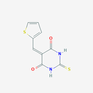 molecular formula C9H6N2O2S2 B038438 5-(2-噻吩基)-2-硫代巴比妥酸 CAS No. 120244-32-8