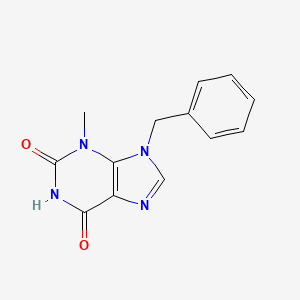molecular formula C13H12N4O2 B3844015 9-benzyl-3-methyl-3,9-dihydro-1H-purine-2,6-dione 