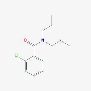 molecular formula C13H18ClNO B3844181 2-氯-N,N-二丙基苯甲酰胺 