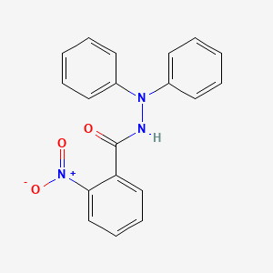 molecular formula C19H15N3O3 B3844188 2-nitro-N',N'-diphenylbenzohydrazide CAS No. 60109-74-2
