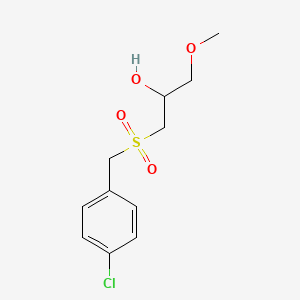 1-[(4-chlorobenzyl)sulfonyl]-3-methoxy-2-propanol