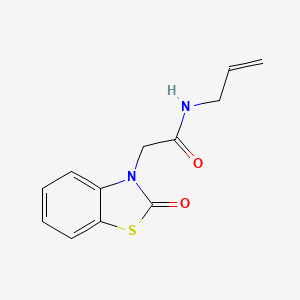 N-allyl-2-(2-oxo-1,3-benzothiazol-3(2H)-yl)acetamide