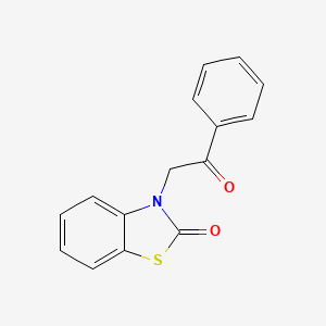 3-(2-oxo-2-phenylethyl)-1,3-benzothiazol-2(3H)-one