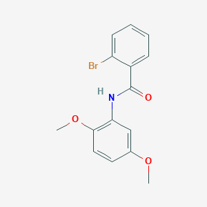 molecular formula C15H14BrNO3 B3844252 2-bromo-N-(2,5-dimethoxyphenyl)benzamide CAS No. 303990-27-4