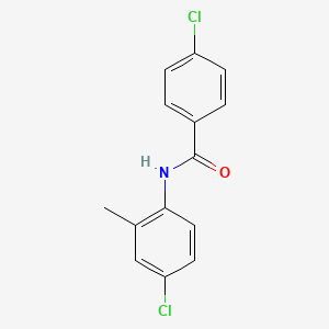 molecular formula C14H11Cl2NO B3844299 4-chloro-N-(4-chloro-2-methylphenyl)benzamide CAS No. 99273-17-3