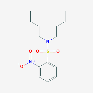 molecular formula C14H22N2O4S B3844323 N,N-dibutyl-2-nitrobenzenesulfonamide 