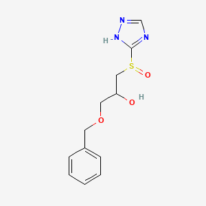 1-(benzyloxy)-3-(1H-1,2,4-triazol-5-ylsulfinyl)-2-propanol
