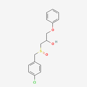 1-[(4-chlorobenzyl)sulfinyl]-3-phenoxy-2-propanol