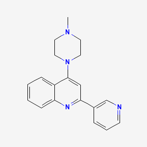4-(4-methyl-1-piperazinyl)-2-(3-pyridinyl)quinoline