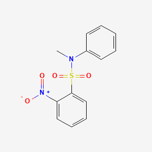 molecular formula C13H12N2O4S B3844450 N-methyl-2-nitro-N-phenylbenzenesulfonamide 