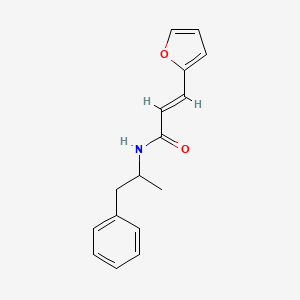 3-(2-furyl)-N-(1-methyl-2-phenylethyl)acrylamide