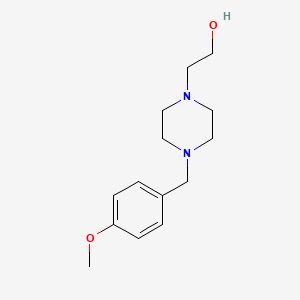 molecular formula C14H22N2O2 B3844479 2-[4-(4-methoxybenzyl)-1-piperazinyl]ethanol 
