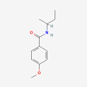 molecular formula C12H17NO2 B3844500 N-(sec-butyl)-4-methoxybenzamide 