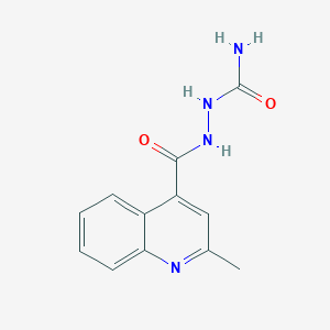 2-[(2-methyl-4-quinolinyl)carbonyl]hydrazinecarboxamide