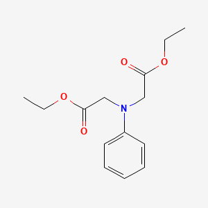 molecular formula C14H19NO4 B3844656 diethyl 2,2'-(phenylimino)diacetate 