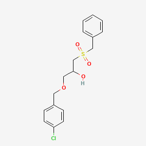 1-(benzylsulfonyl)-3-[(4-chlorobenzyl)oxy]-2-propanol