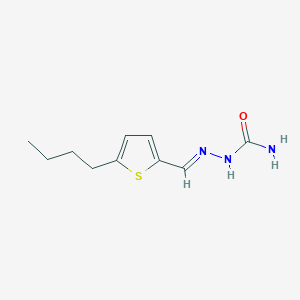 molecular formula C10H15N3OS B3844736 5-butyl-2-thiophenecarbaldehyde semicarbazone 