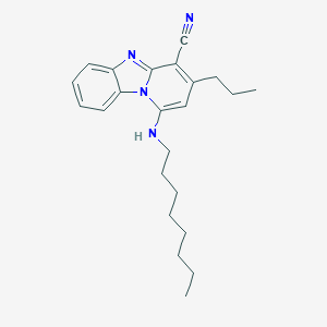 molecular formula C23H30N4 B384481 1-(Octylamino)-3-propylpyrido[1,2-a]benzimidazole-4-carbonitrile CAS No. 612523-10-1