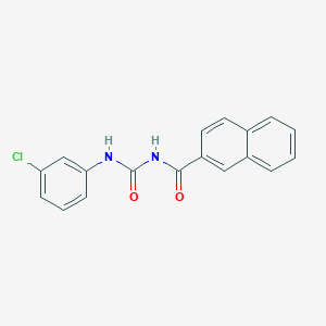 N-{[(3-chlorophenyl)amino]carbonyl}-2-naphthamide