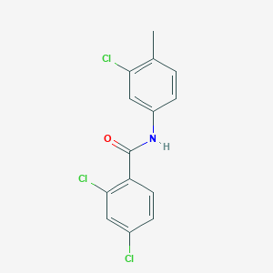 molecular formula C14H10Cl3NO B3844905 2,4-dichloro-N-(3-chloro-4-methylphenyl)benzamide 