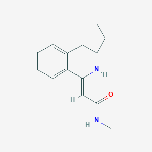 2-(3-ethyl-3-methyl-3,4-dihydro-1(2H)-isoquinolinylidene)-N-methylacetamide