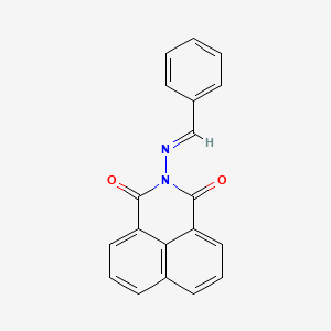 2-(benzylideneamino)-1H-benzo[de]isoquinoline-1,3(2H)-dione