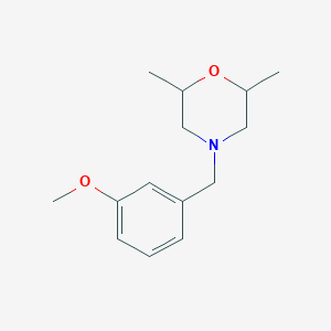 4-(3-methoxybenzyl)-2,6-dimethylmorpholine